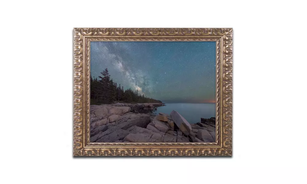 Michael Blanchette Photography 'Around the Bend' Ornate Framed Art - Primary Image