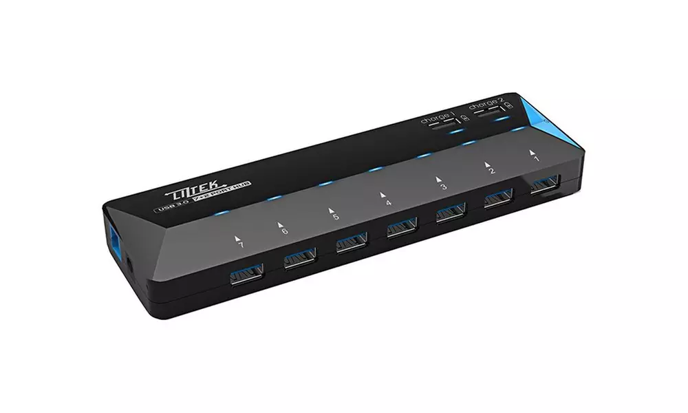 Liztek 7 Port Smart 3.0 USB Hub (HB7-3200) - Primary Image