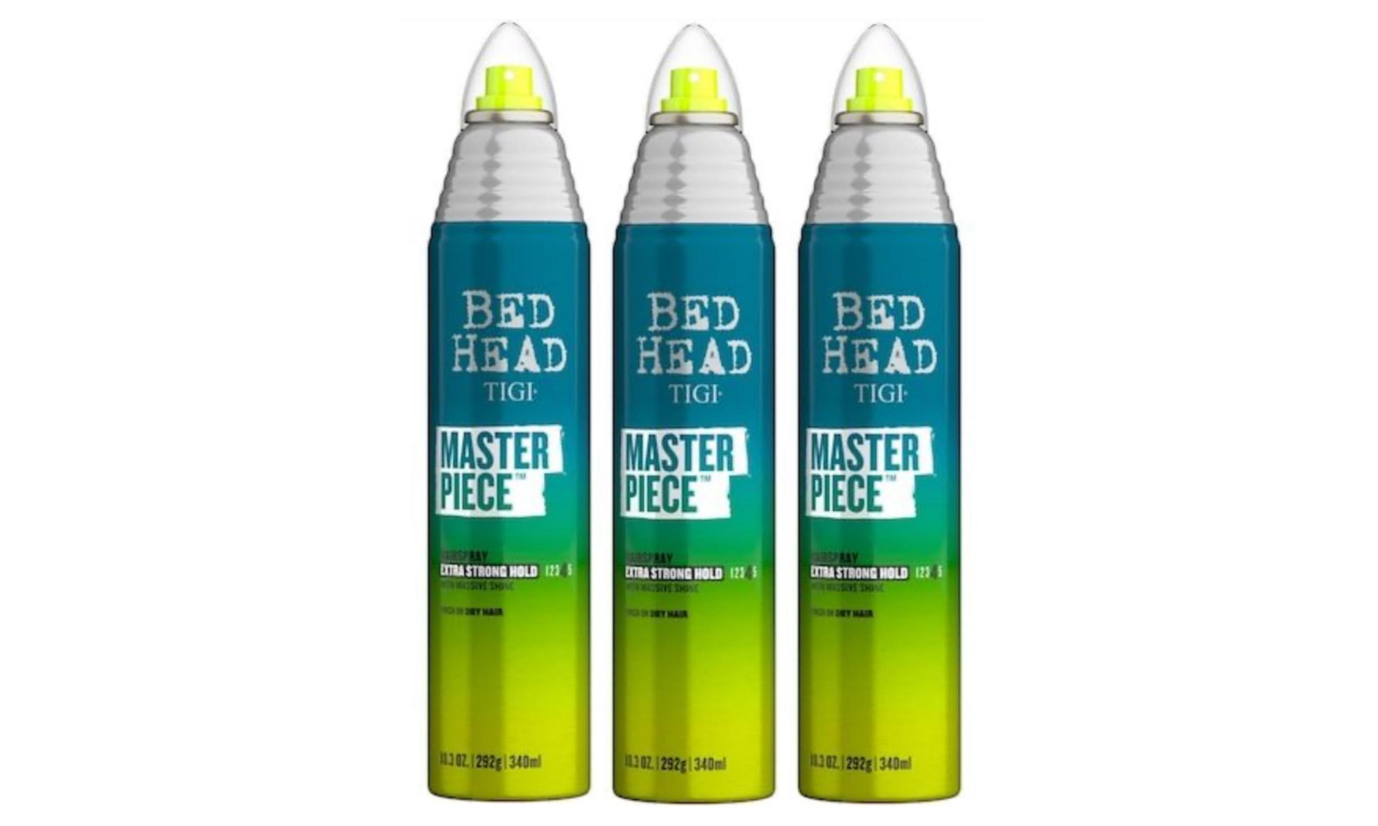 Tigi Bed Head Masterpiece Massive Shine Spray 10.3 oz-Pack of 3