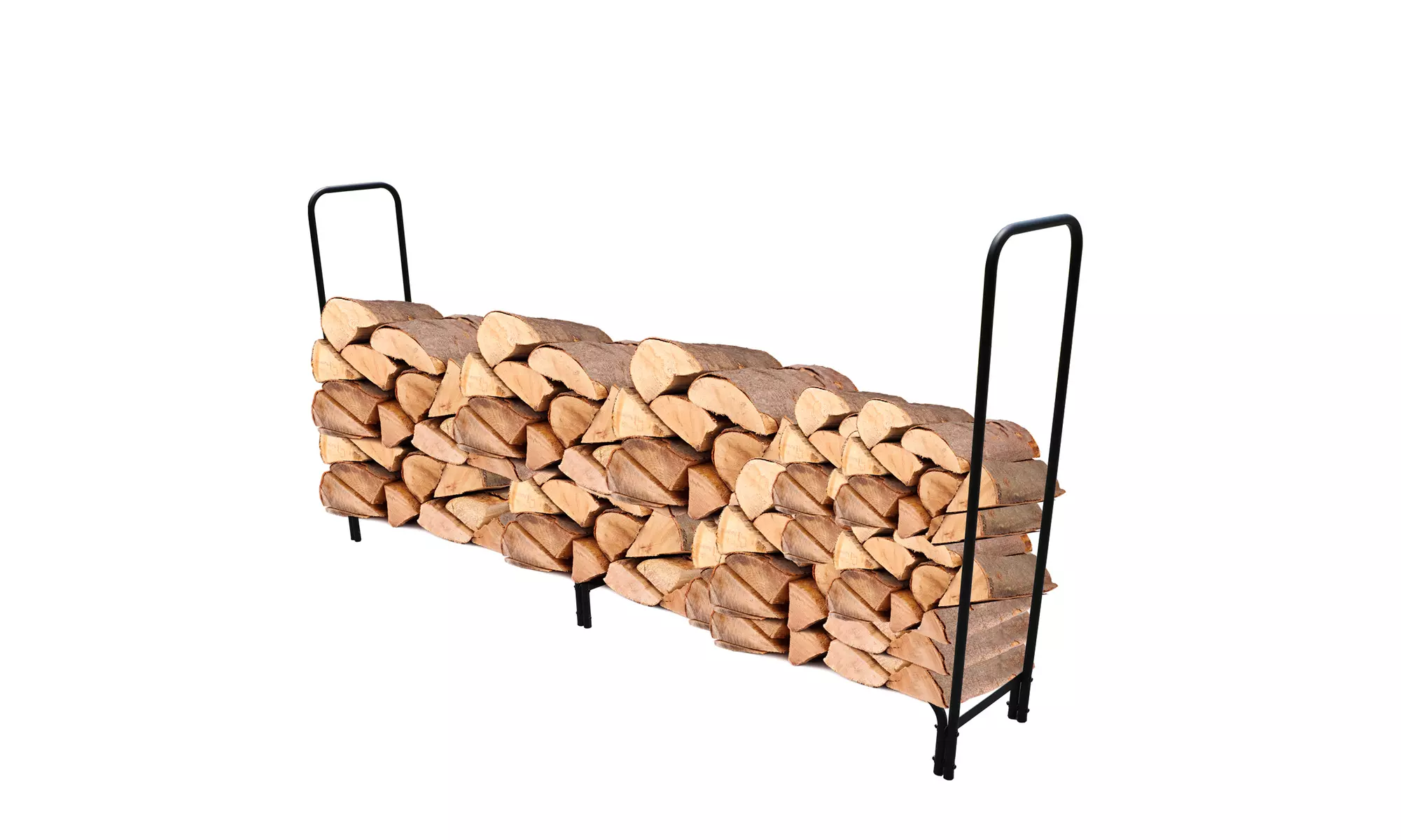 8ft Firewood Rack Heavy Duty Log Rack Indoor Outdoor Wood Rack - Primary Image