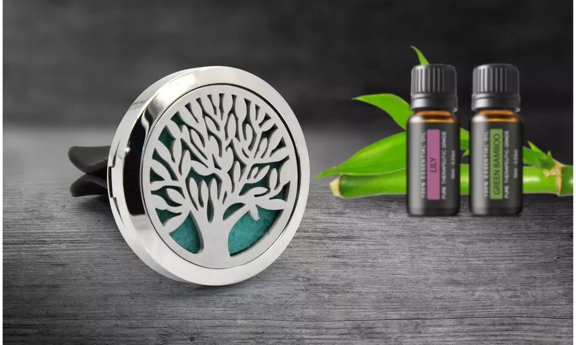 Aromatherapy Essential Oil Car Vent Diffuser with Essential Oils or Fragrance - Primary Image