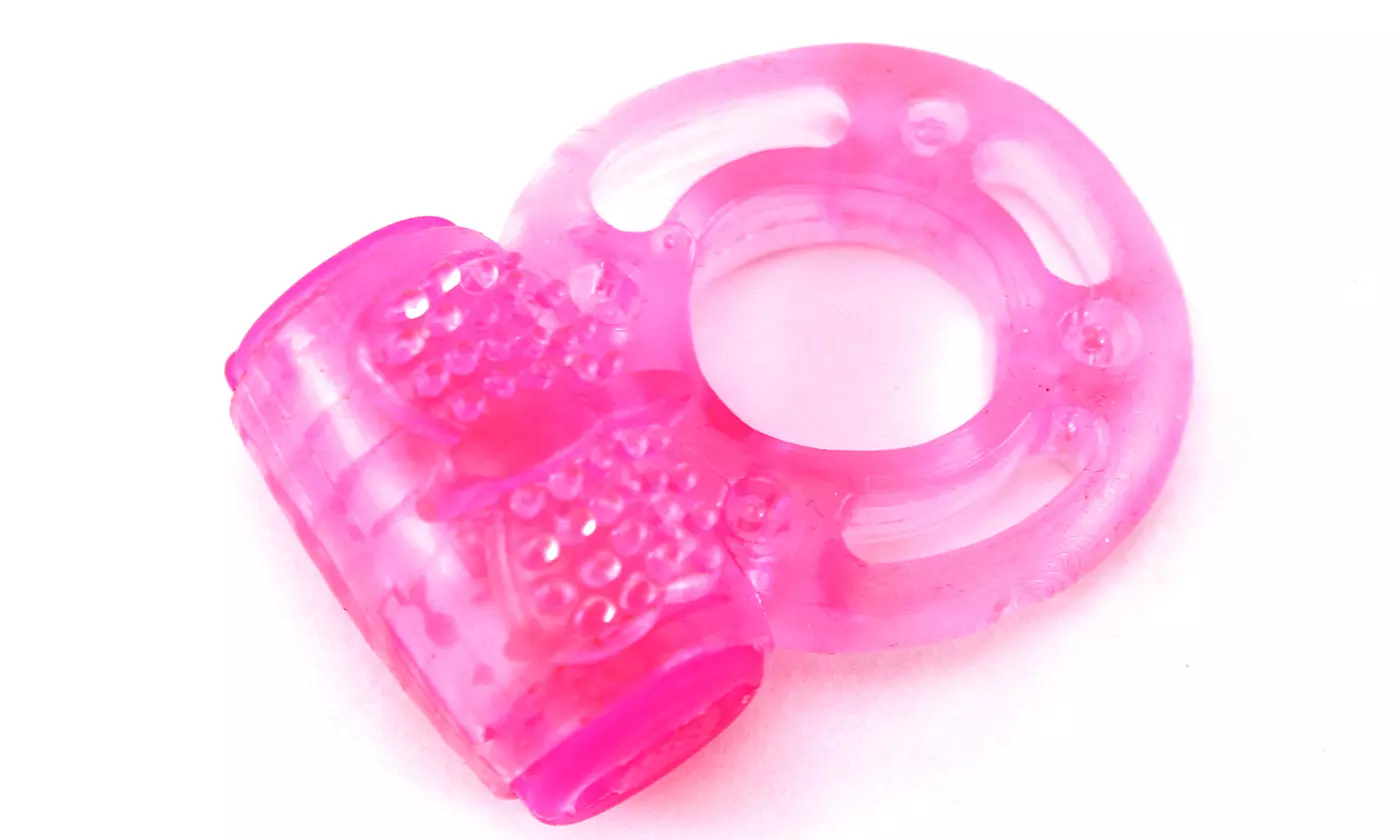 Silicone Enhancement Waterproof Simulator Vibrating C-Ring - Primary Image