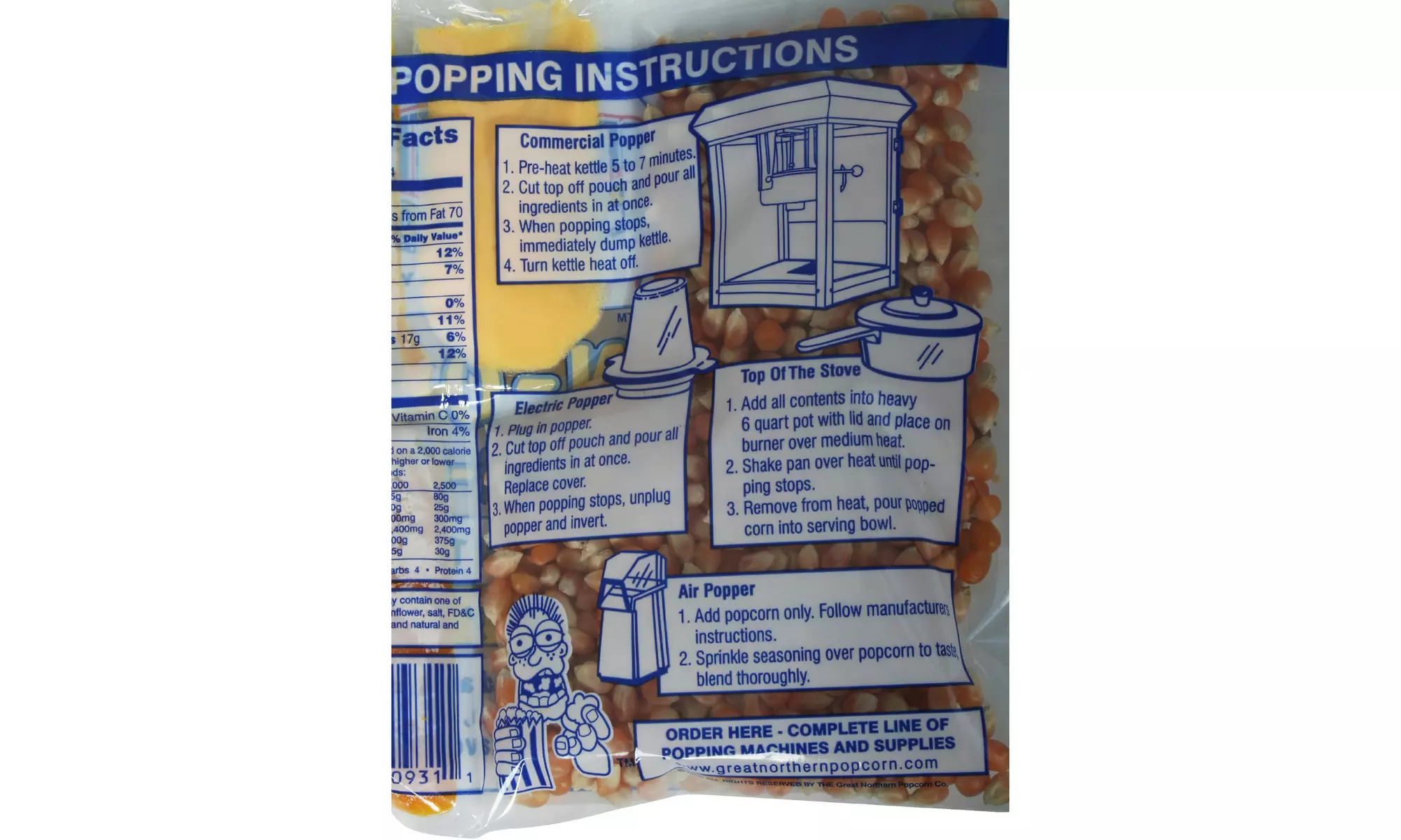 Great Northern Kettle Popcorn Portion Packs  (4 Ounce Packs) - Second Medium