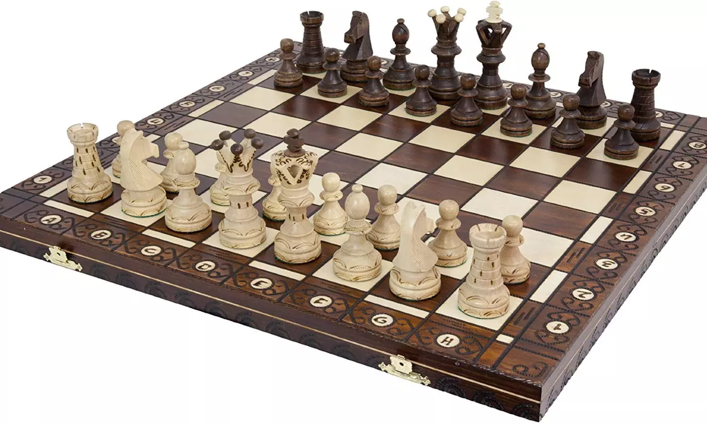 Wegiel Handmade European Ambassador Chess Set - Primary Image