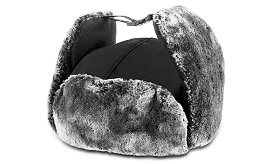 Winter Trooper Trapper Hat with Earflap Chin Strap and Windproof Mask, - Primary Image
