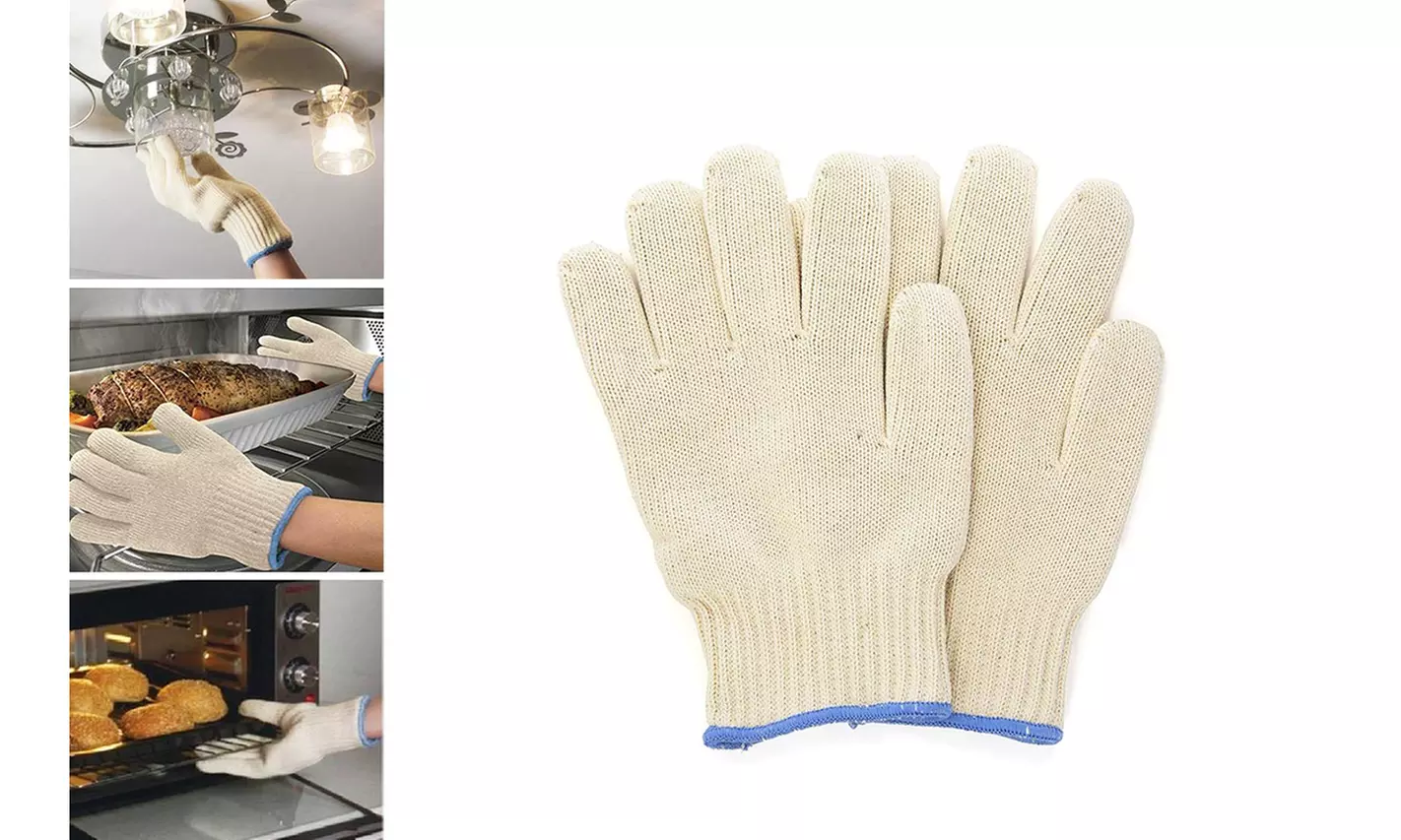 Multipurpose Gloves Heat Resistant Hot Surface Protector Gloves  - Second Medium