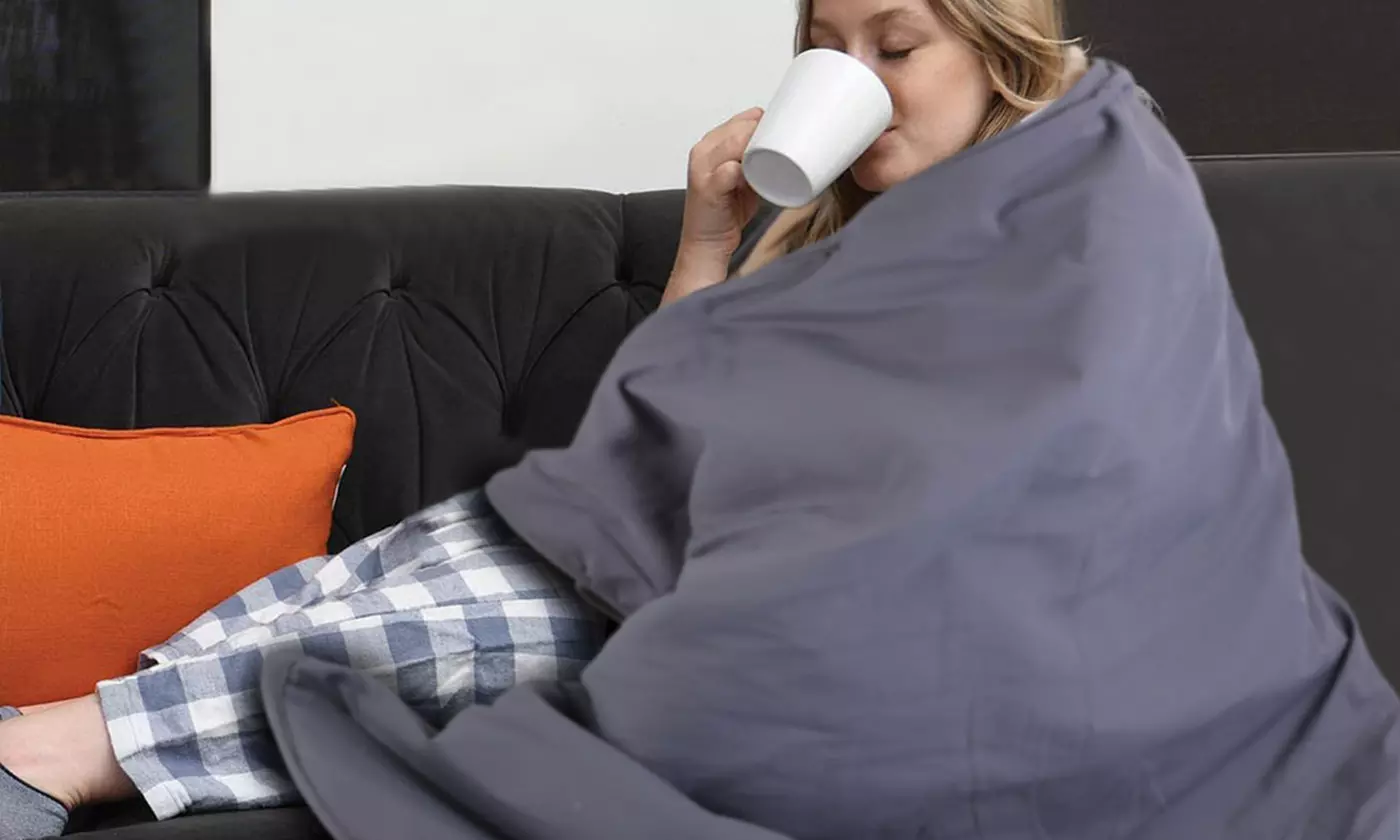 LakeForest Full Body Electric Heated Blanket Poncho Shawl Wrap