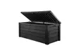 Keter Westwood Deck Storage Container Box Outdoor Patio Garden 150 Gal, Brown - Second Medium