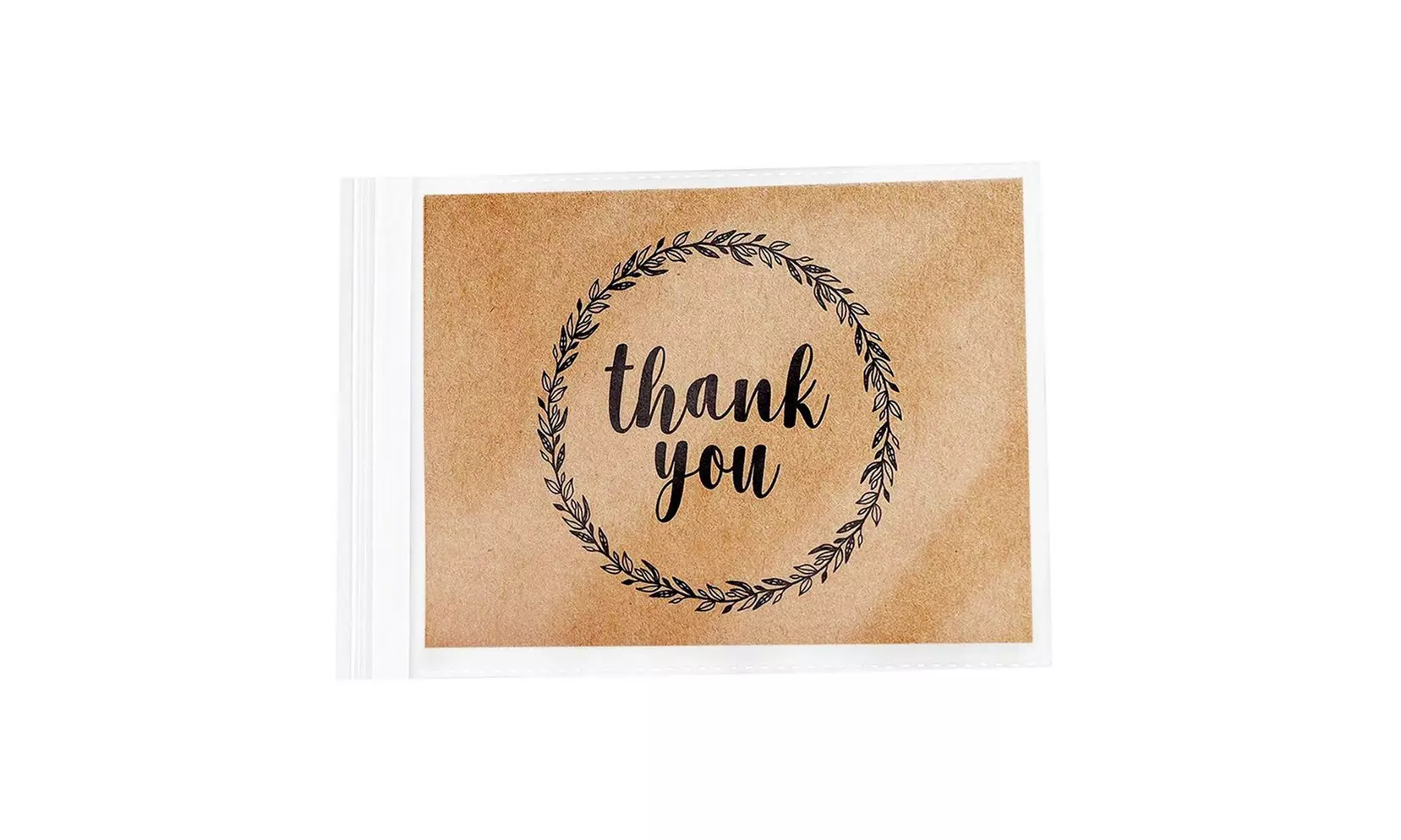 300-Pack Clear Plastic Envelope Bags, Greeting Card Sleeves, 6.5 x 5 Inches - Second Medium