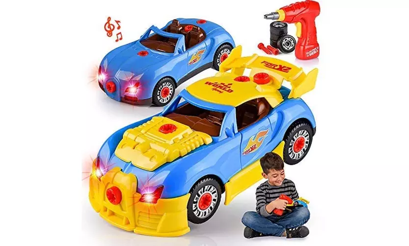 Kids Take Apart Racing Car Toy - Primary Image