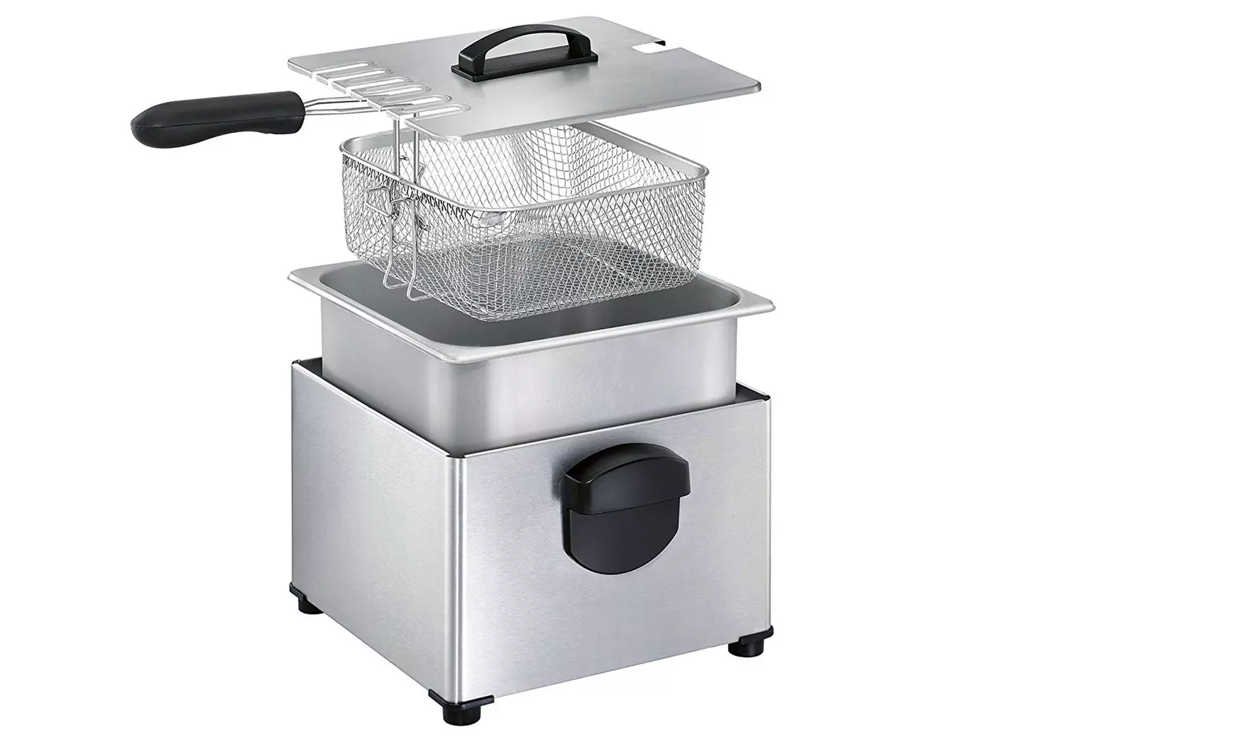 T-Fal FR390051 4 litre Double Basket Deep Fryer - Silver - Primary Image