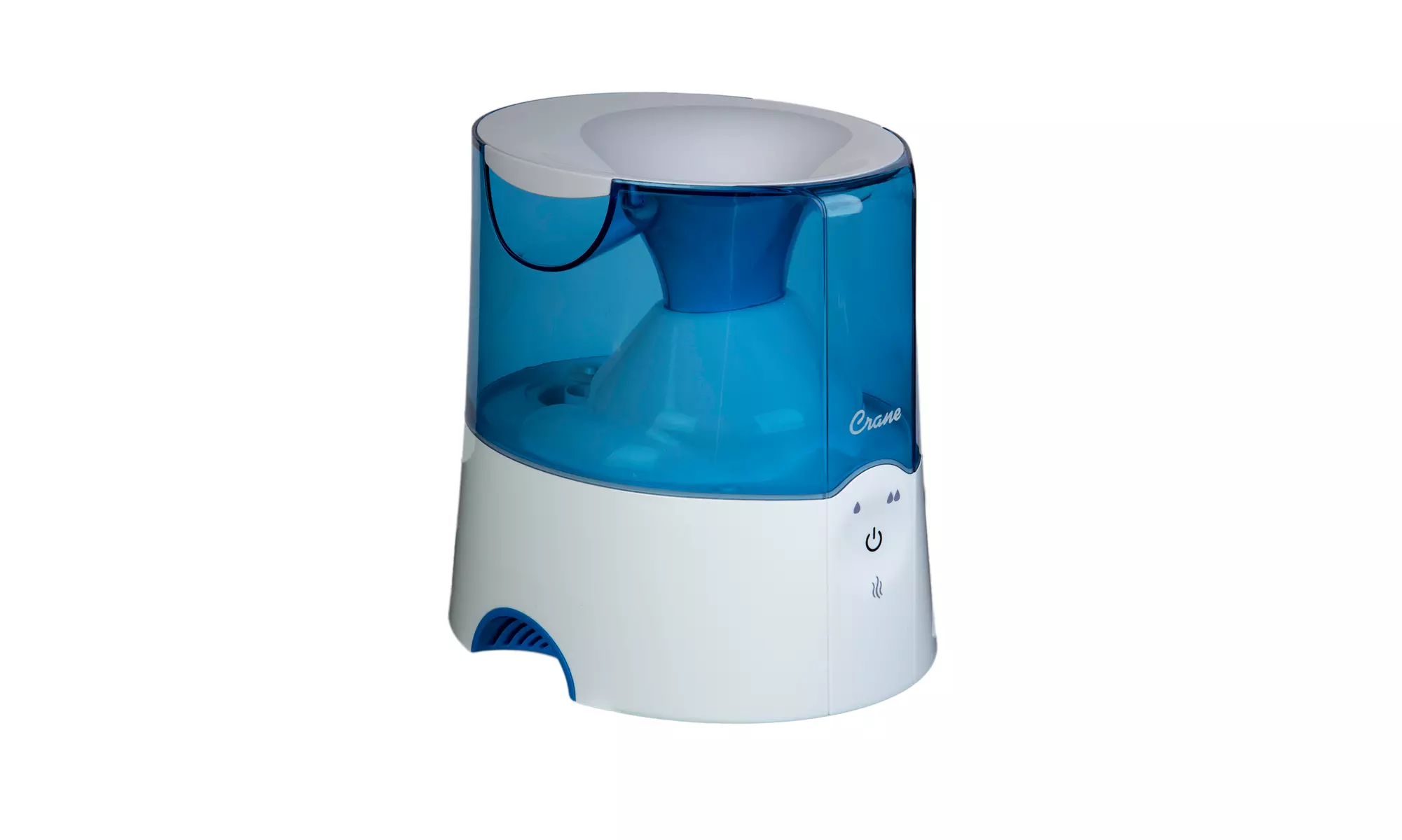 Crane 0.5 Gal. Warm Mist Humidifier with 2 Speed Settings for Rooms 250 sq. ft. - Primary Image