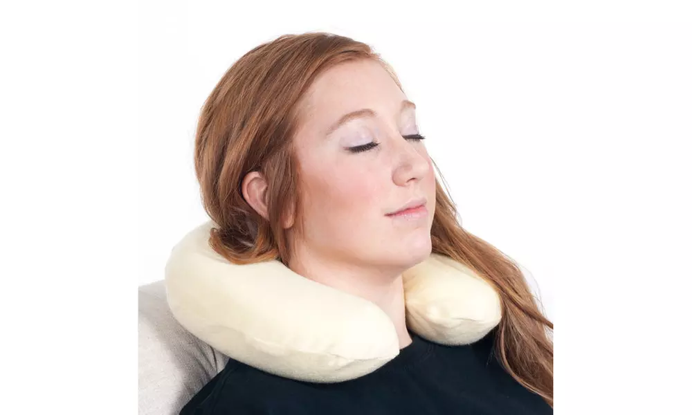 Memory Foam Head and Neck Support Transit Pillow - Primary Image