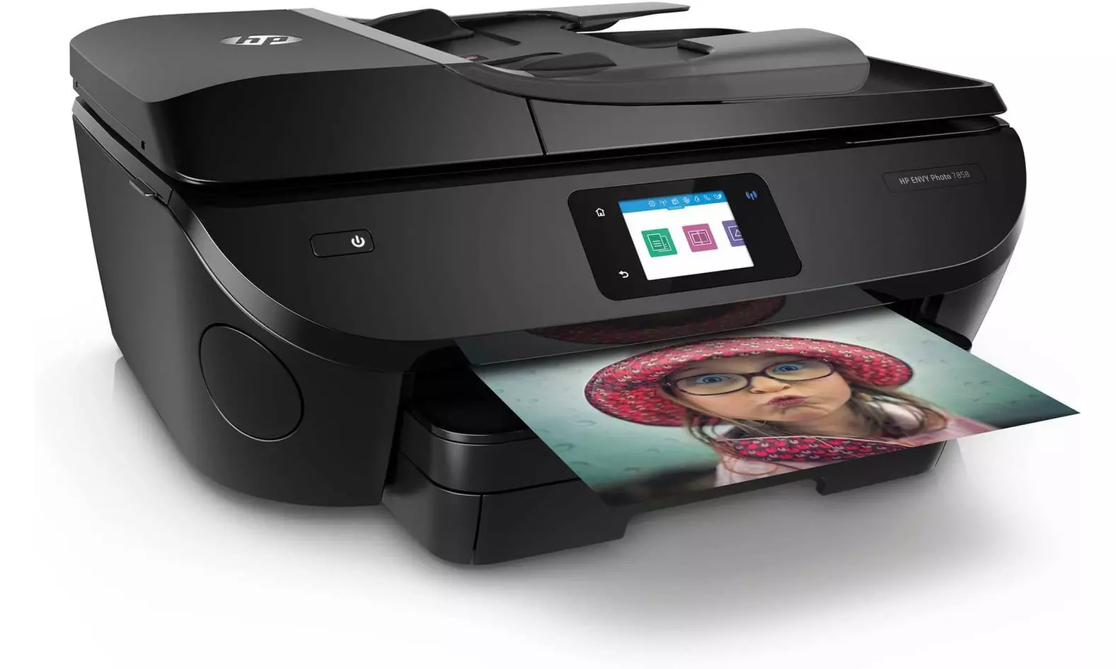 HP Envy Photo 7858 NO INK All-in-One Printer (Black)- Refurbished - Second Medium