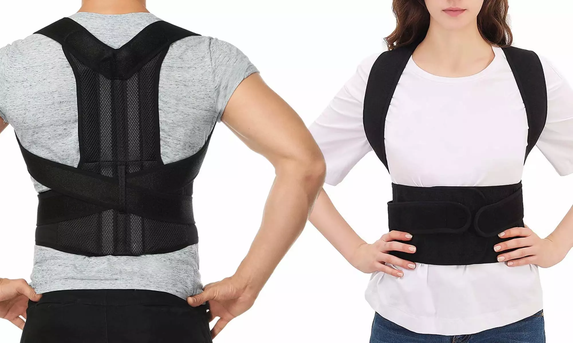Posture Corrector Back Support Brace Improve Posture and Provide Lumbar Support - Primary Image