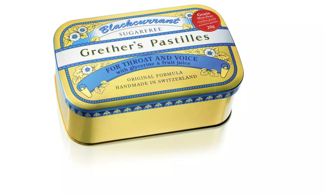 Grether's Pastilles  Sugar free Blackcurrant  - Second Medium