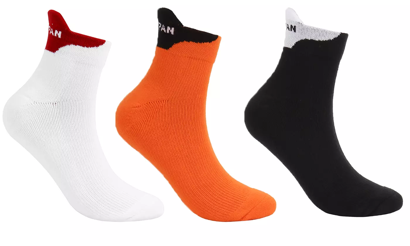 3Pairs Compression Plantar Fasciitis Socks Support for Athletic Running Cycling