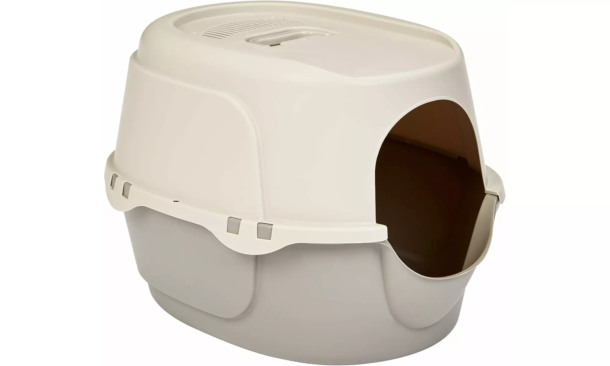Cat Litter Box, No-Mess Hooded Cat Litter Box, 20 x 17 x 26 Inches, No Door - Primary Image