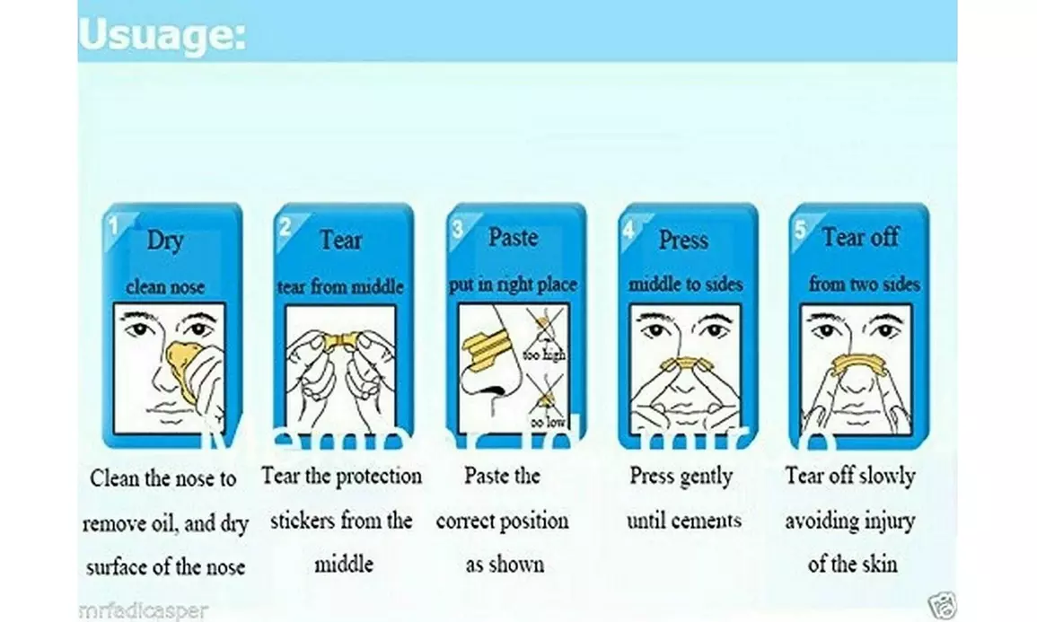 Better Breath Nasal Strips  Reduce/Breath Snoring 120 piece Large Size - Second Medium