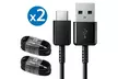 2x OEM Samsung Galaxy S9 S9 S8 S8 Plus Note 8 9 Fast Charging USB Type-C Cable - Second Medium