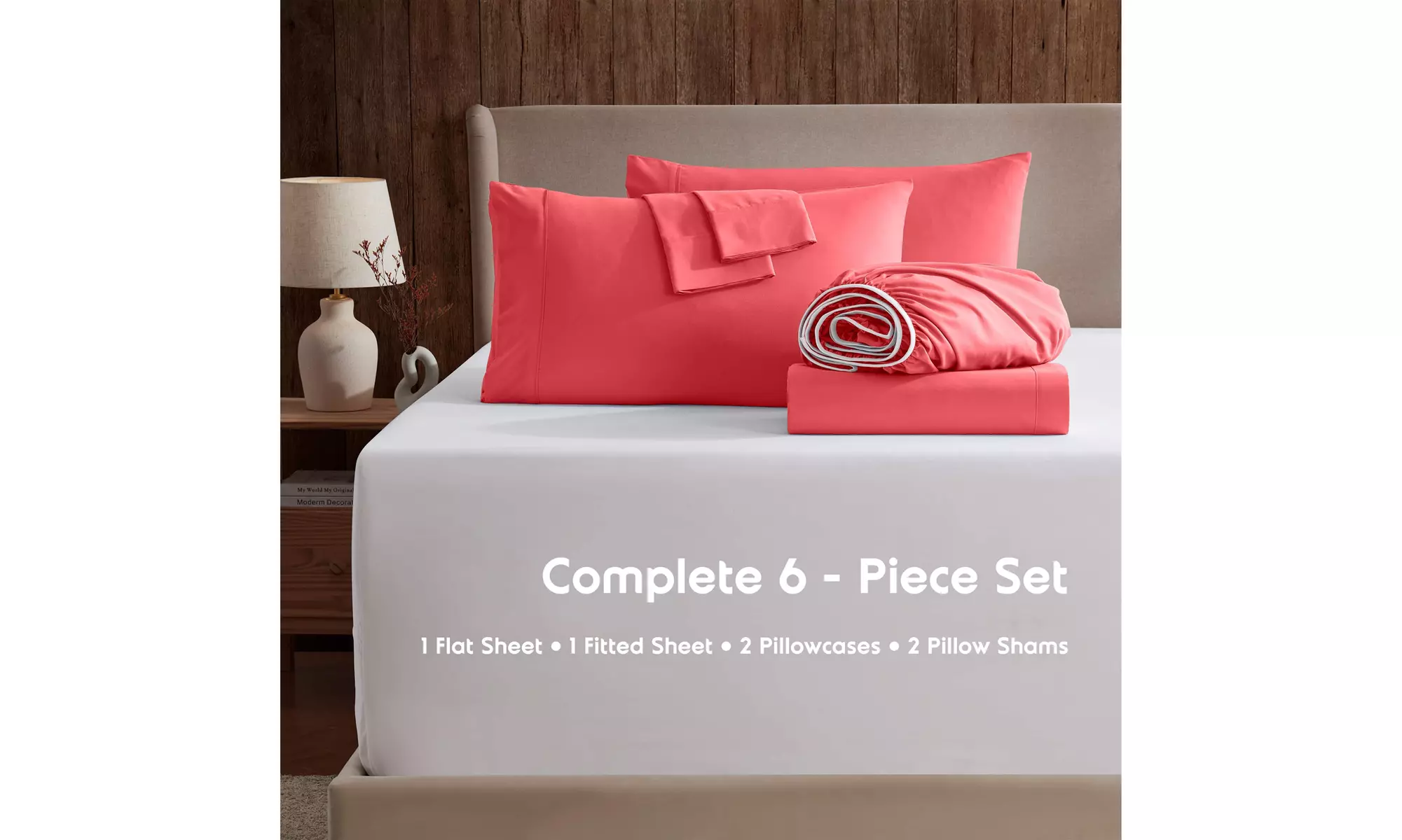 Nestl Split King Extra Soft Microfiber Deep Pocket Bed Sheet Set - 5 Piece