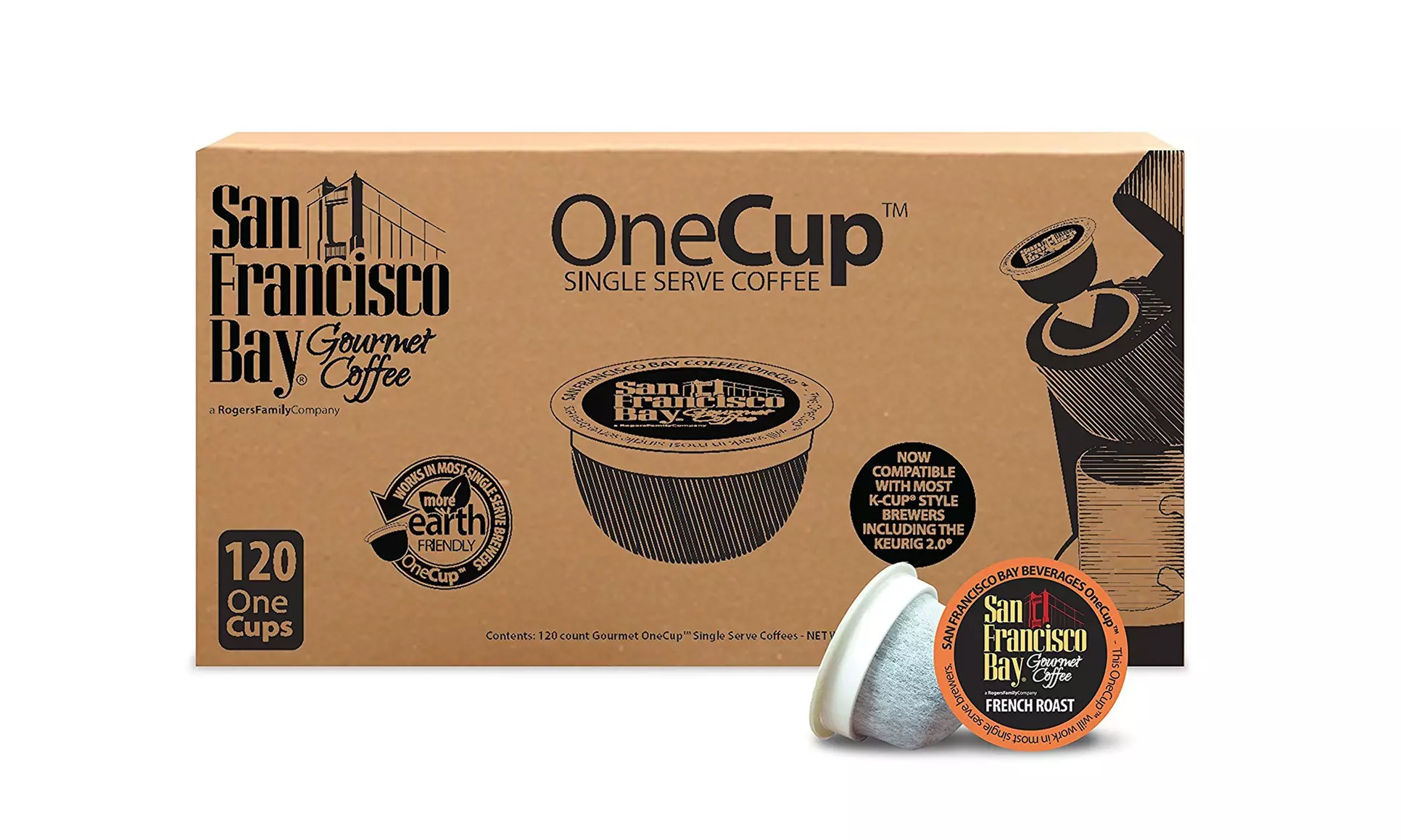 San Francisco Bay OneCup, French Roast - Second Medium