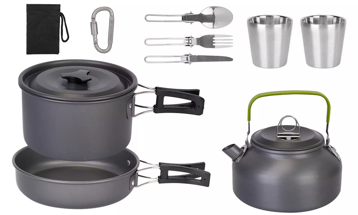 LakeForest Camping Essentials - Portable Outdoor Cookware & Survival Gear