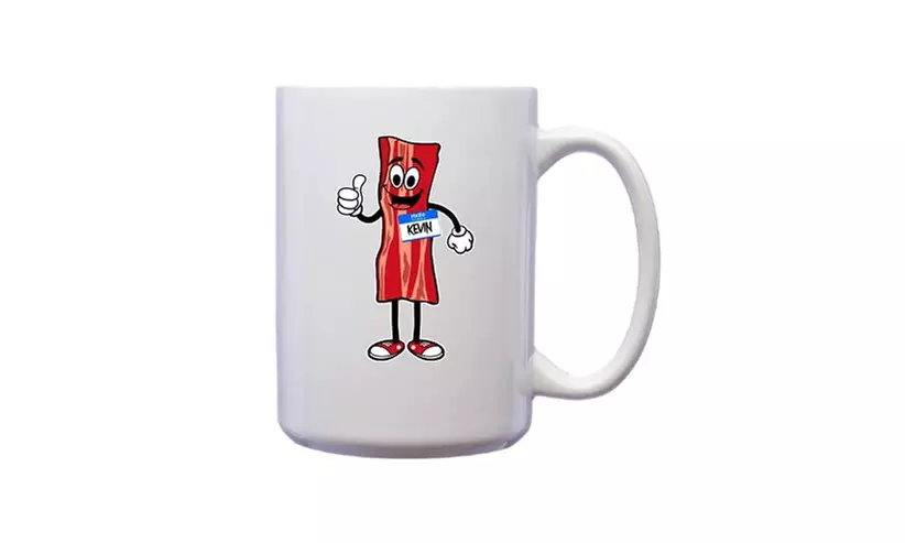 Hello My Name is Kevin Bacon Funny Pop Culture Mug - Second Medium