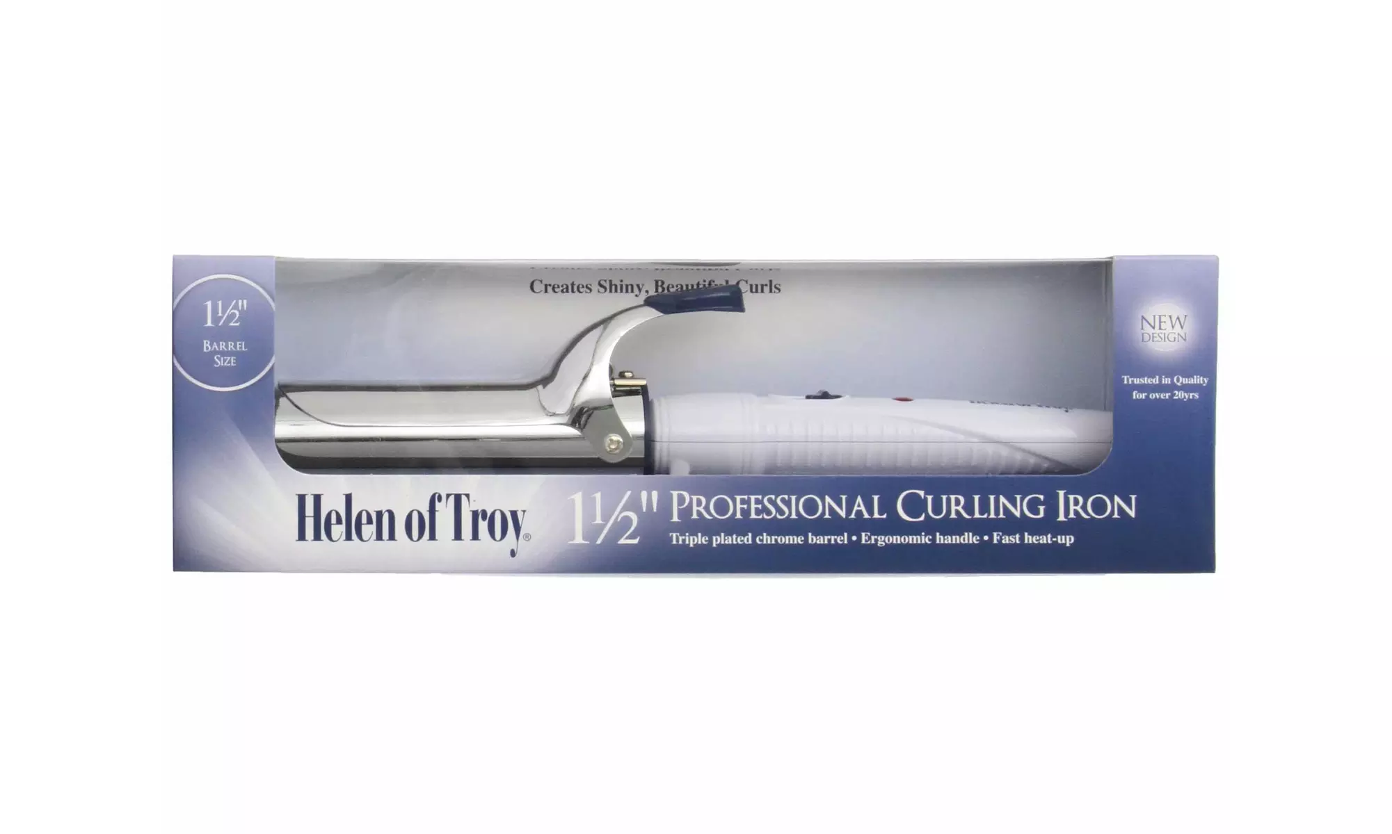 Helen Of Troy White Spring Curling Iron 1 1/2", #1518 - Primary Image