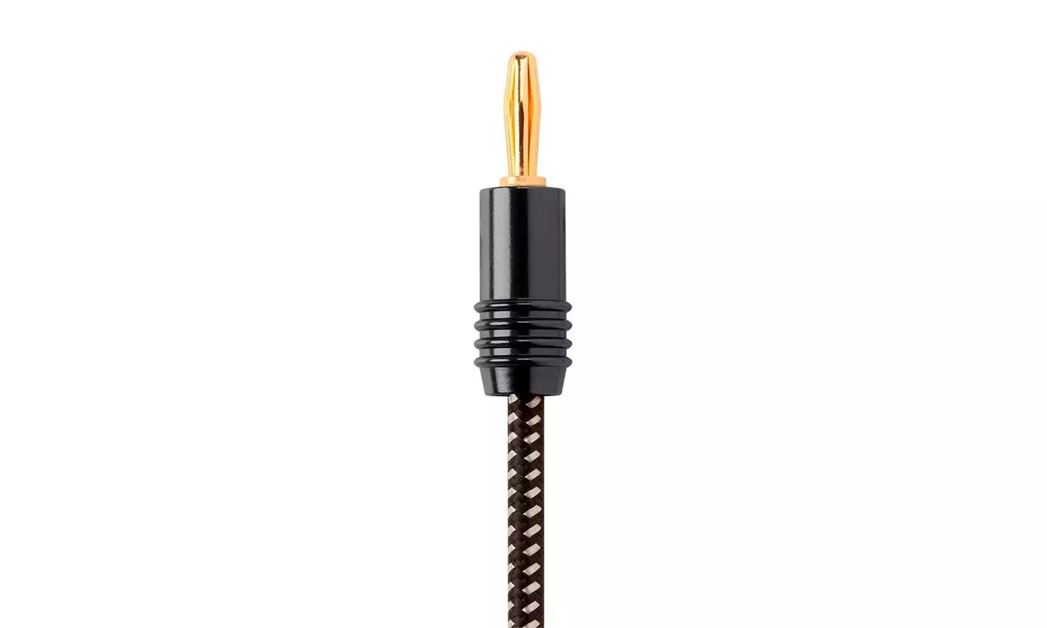 Affinity Premium 14AWG Braided Speaker Wire w Banana Plug Connector 6ft 4Pack - Second Medium
