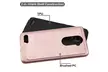 For ZTE Zmax Pro Z981 Hybrid Armor Slim Metal Brush Protective Case Cover - Second Medium