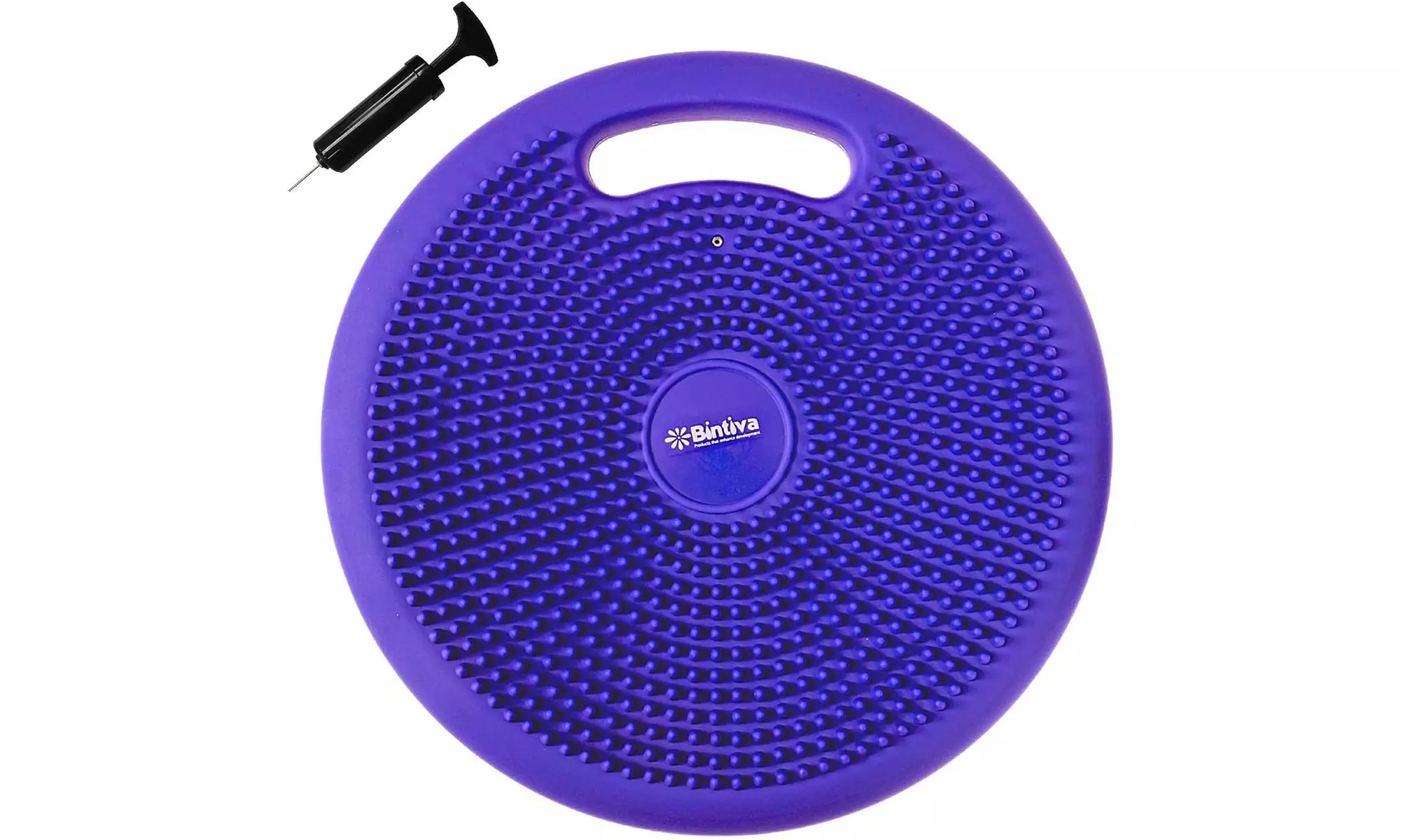 Bintiva - Stability Wobble Cushion - Exercise Core Balance Disc With Handle - Primary Image