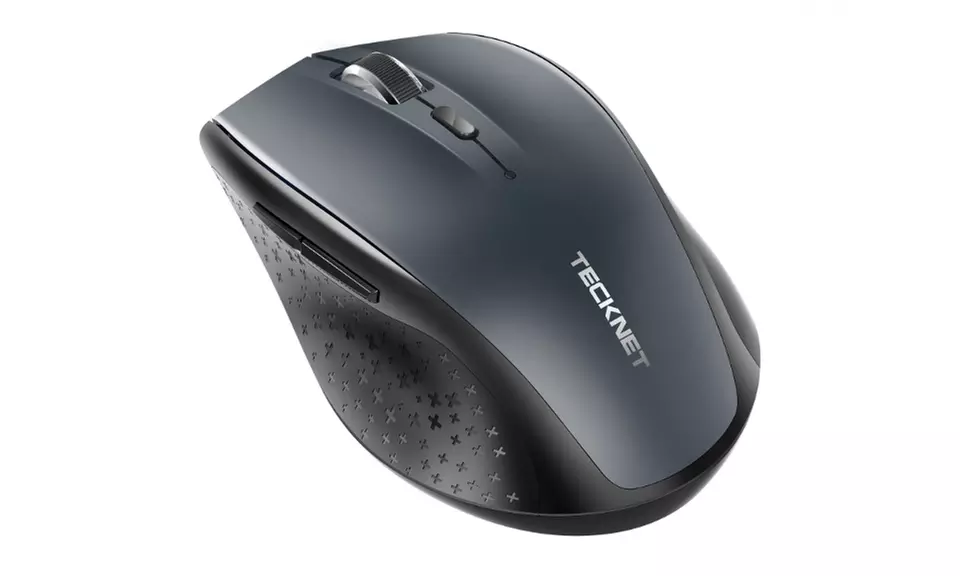  TeckNet Bluetooth Wireless Mouse, Grey (BM308)  - Primary Image