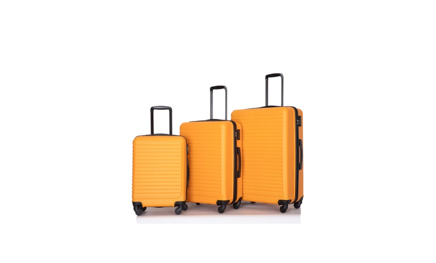 Up To 21% Off on 3 Piece Luggage Sets ABS Ligh... | Groupon Goods