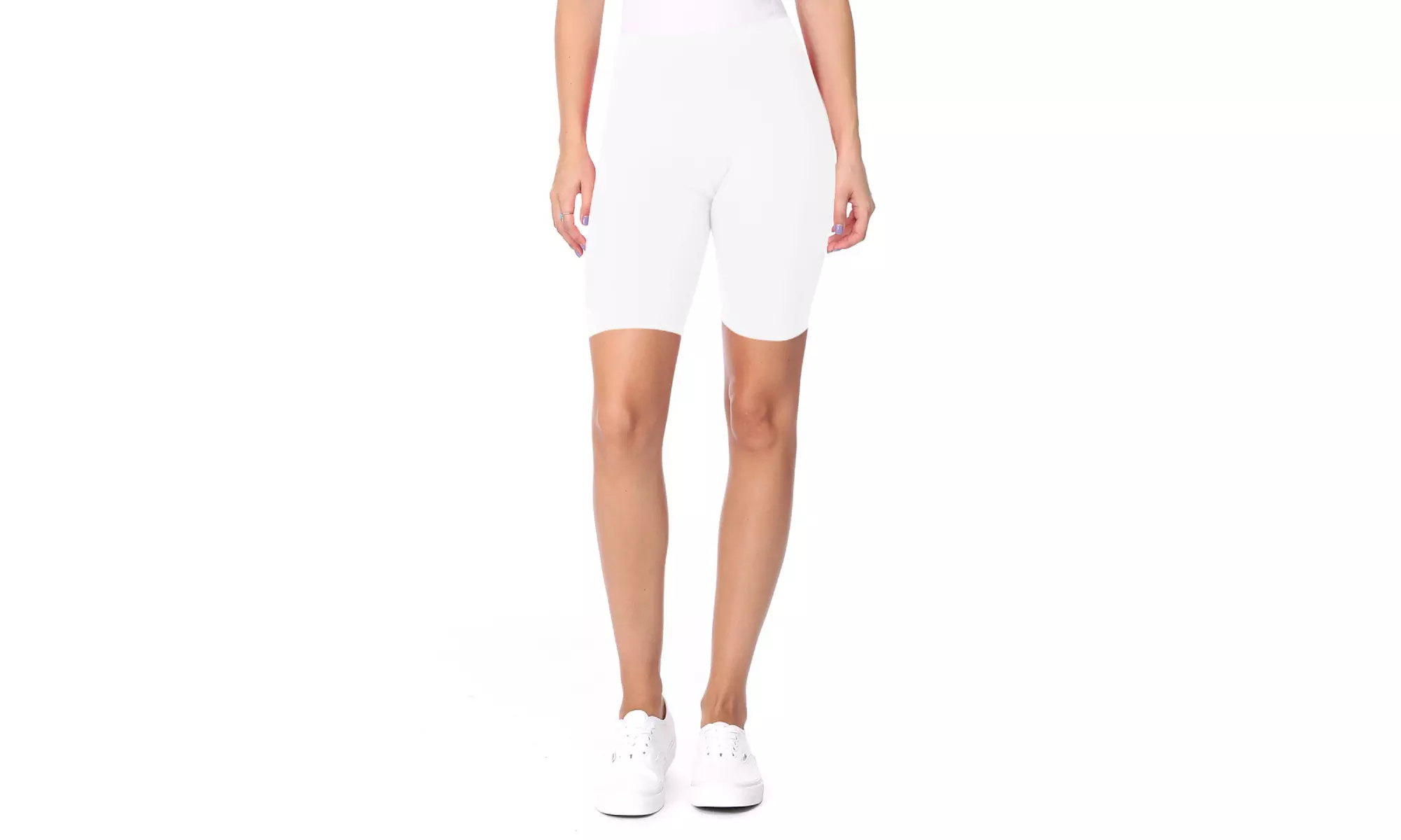 Women's Casual Seamless Elastic High Biker Shorts (Pack of 3)