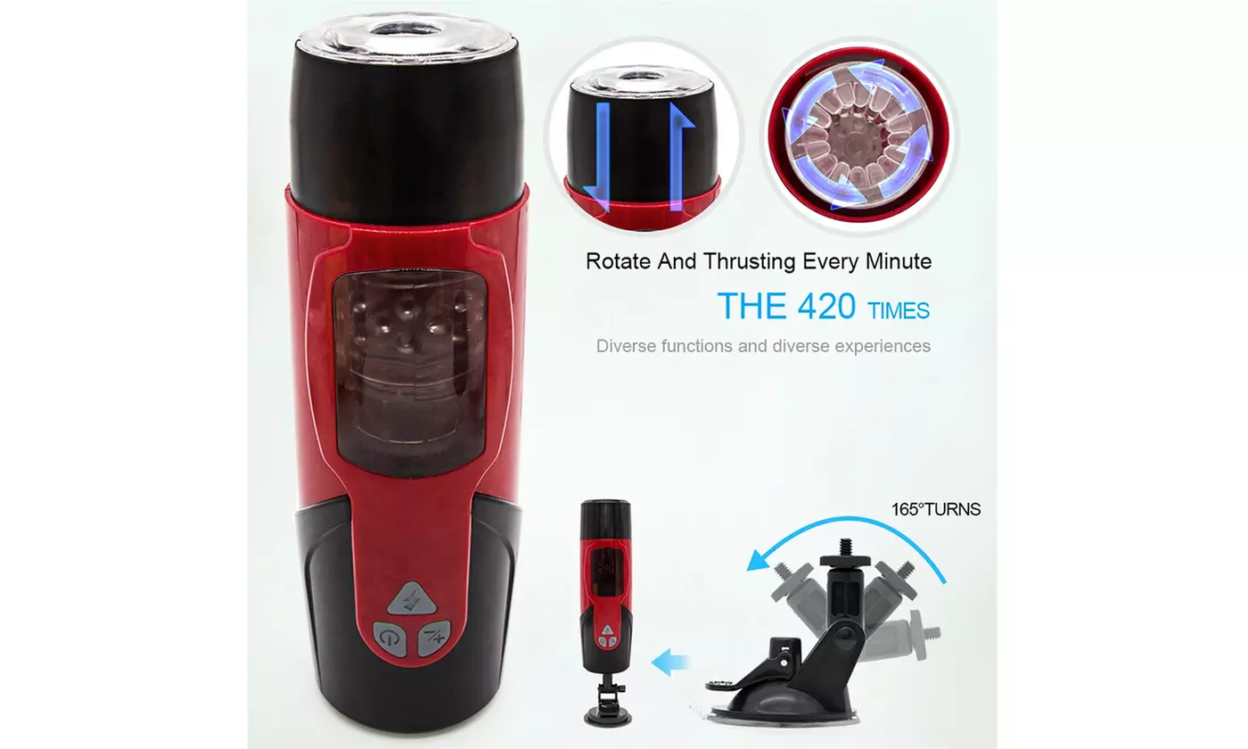 Sex Toys Automatic Male Masturbator Hands Free Male Stroker, 3D Realistic Sleeve - Primary Image