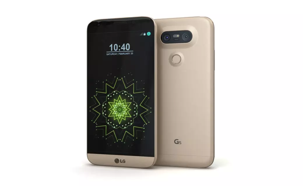 New LG G5 Unlocked Phone, 32 GB 4g LTE Gold Color - Primary Image
