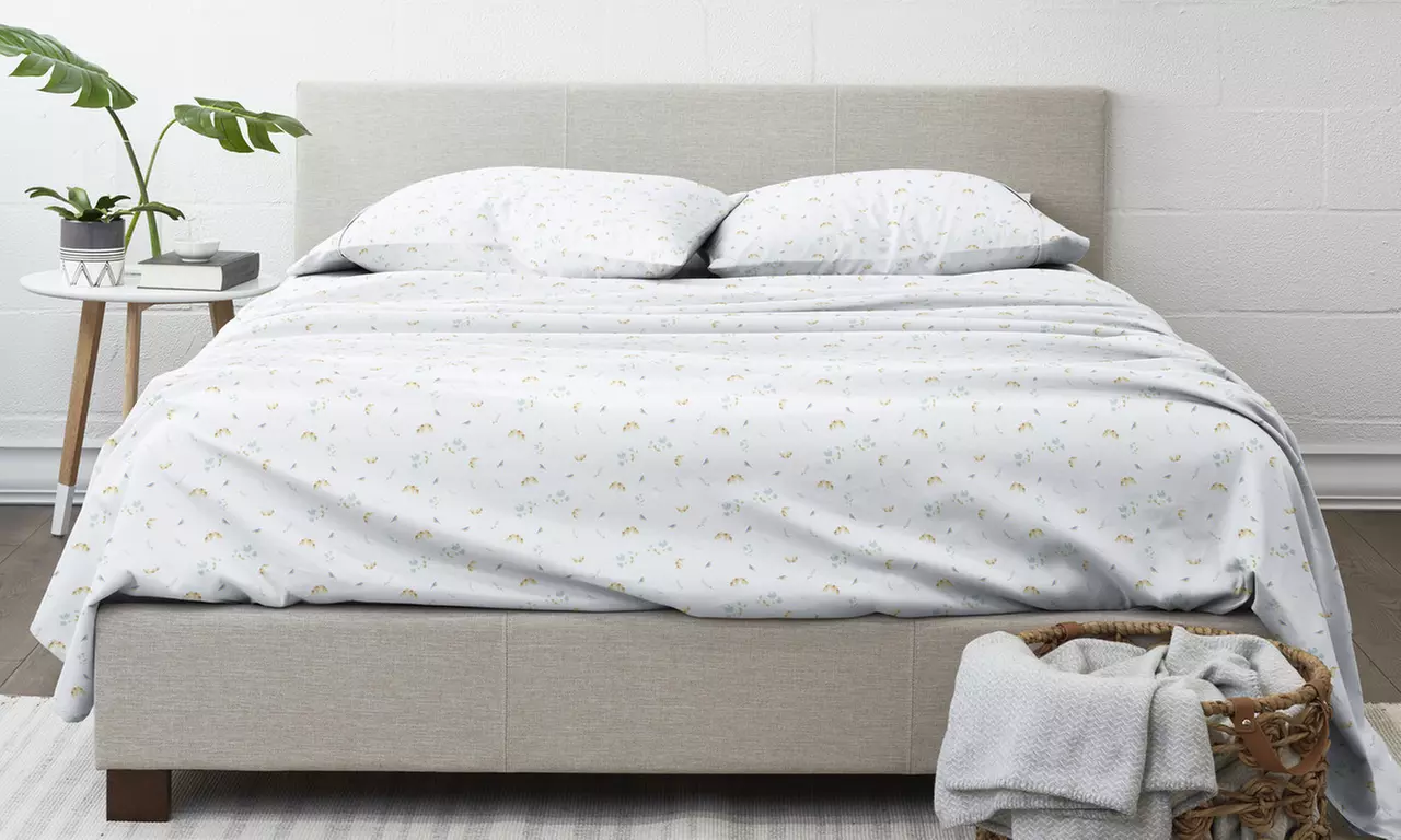 Home Collection Premium Ultra Soft Pattern 4 Piece Bed Sheets Set