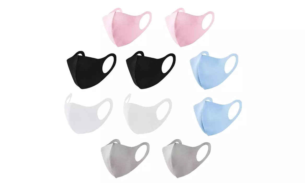 Reusable Non-Medical Face Masks - Assorted 10-Pack - Primary Image