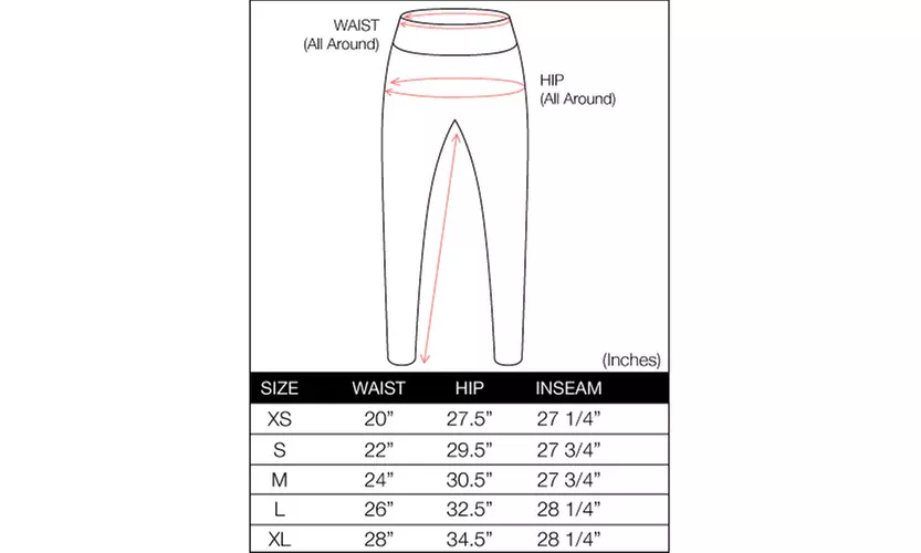 Haute Edition Women's Lift  Active Yoga Leggings with Cell Phone Pocket - Second Medium
