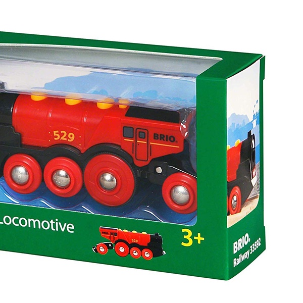 brio mighty action locomotive toy train