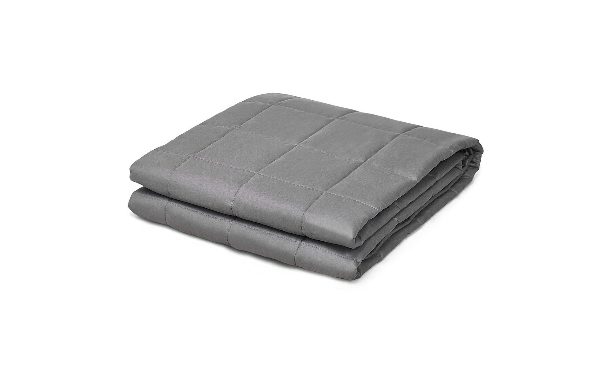 Costway 7-25 lbs Weighted Blankets Multi Size 100% Cotton w/ Glass Beads 2 color