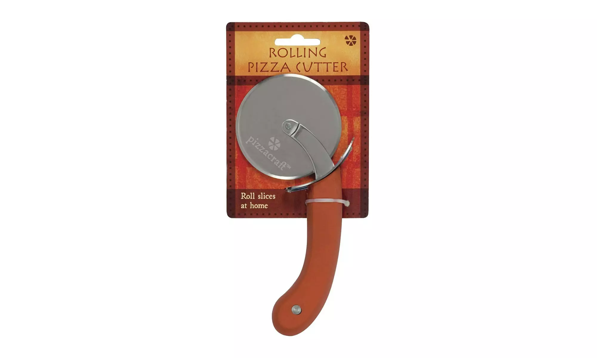 Pizzacraft 16-Inch Round Pizza Pan with Stainless Steel Rolling Pizza Cutter - Second Medium