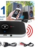 Image 1: Bluetooth V4 Transmitter & Receiver Wireless A2DP Audio 3.5mm Aux Adapter Hub A6