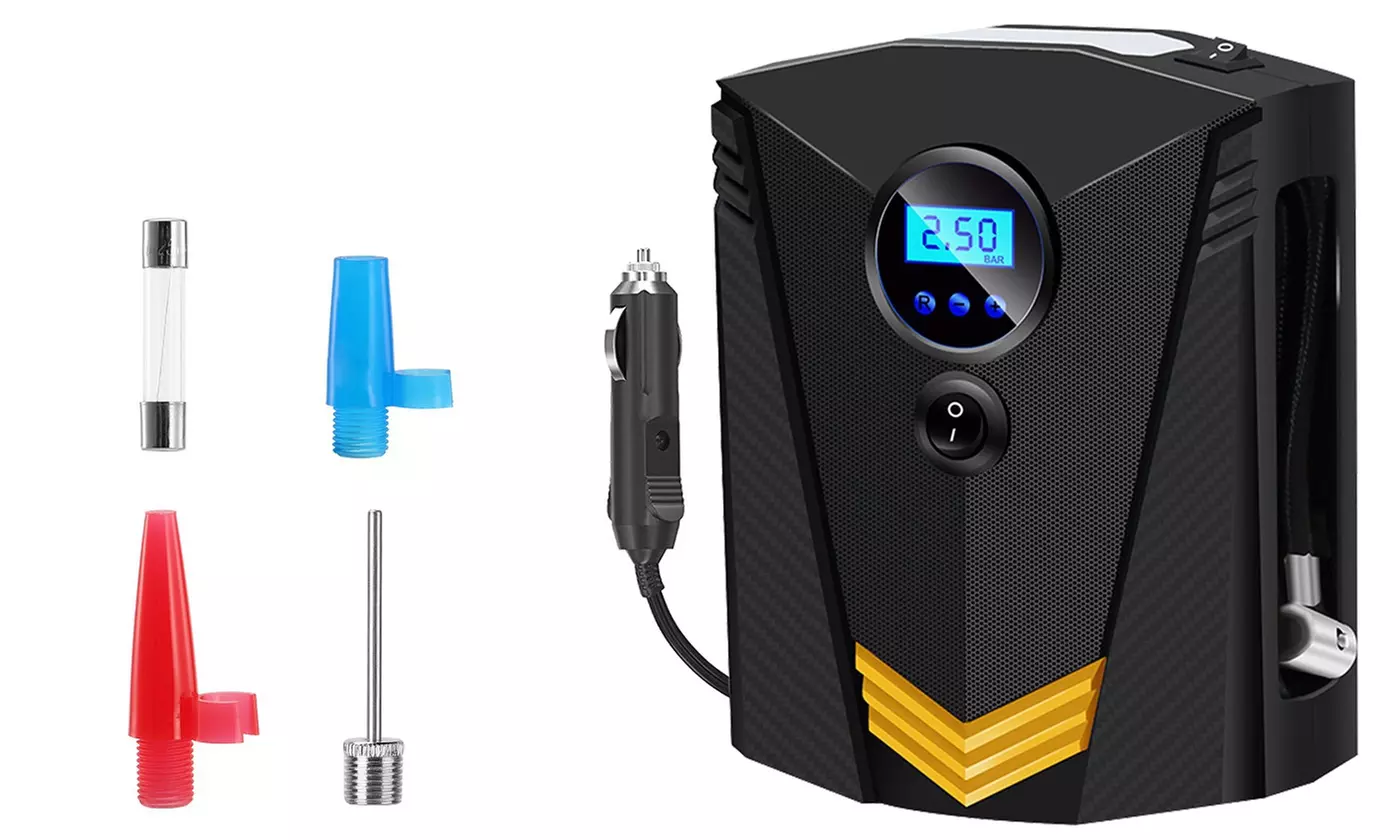 iMounTEK 12V DC 150PSI Tire Inflator with LCD Display & Auto Shut-Off