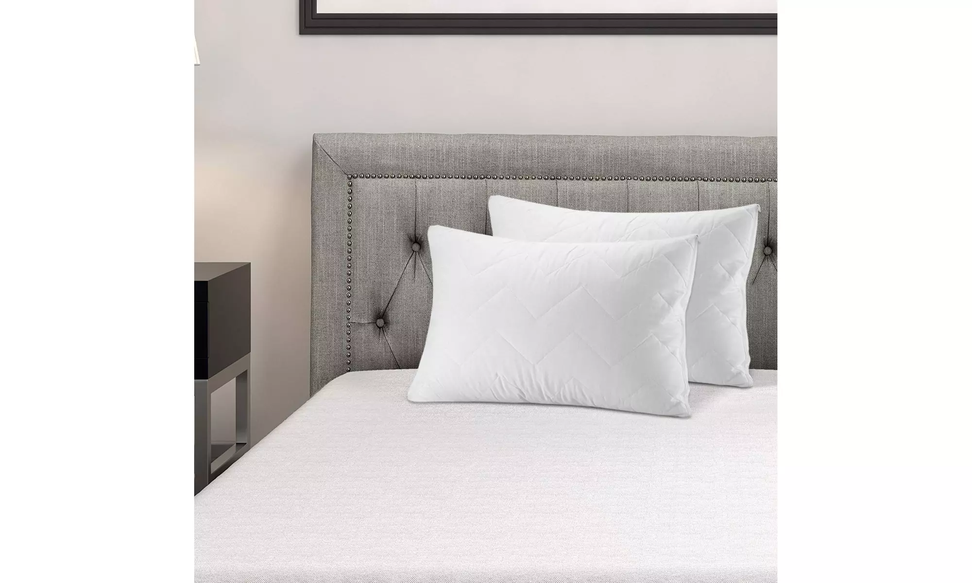 Waterguard Waterproof Pillow Protectors Bed Bug Control Zippered Style 2 Pack - Primary Image