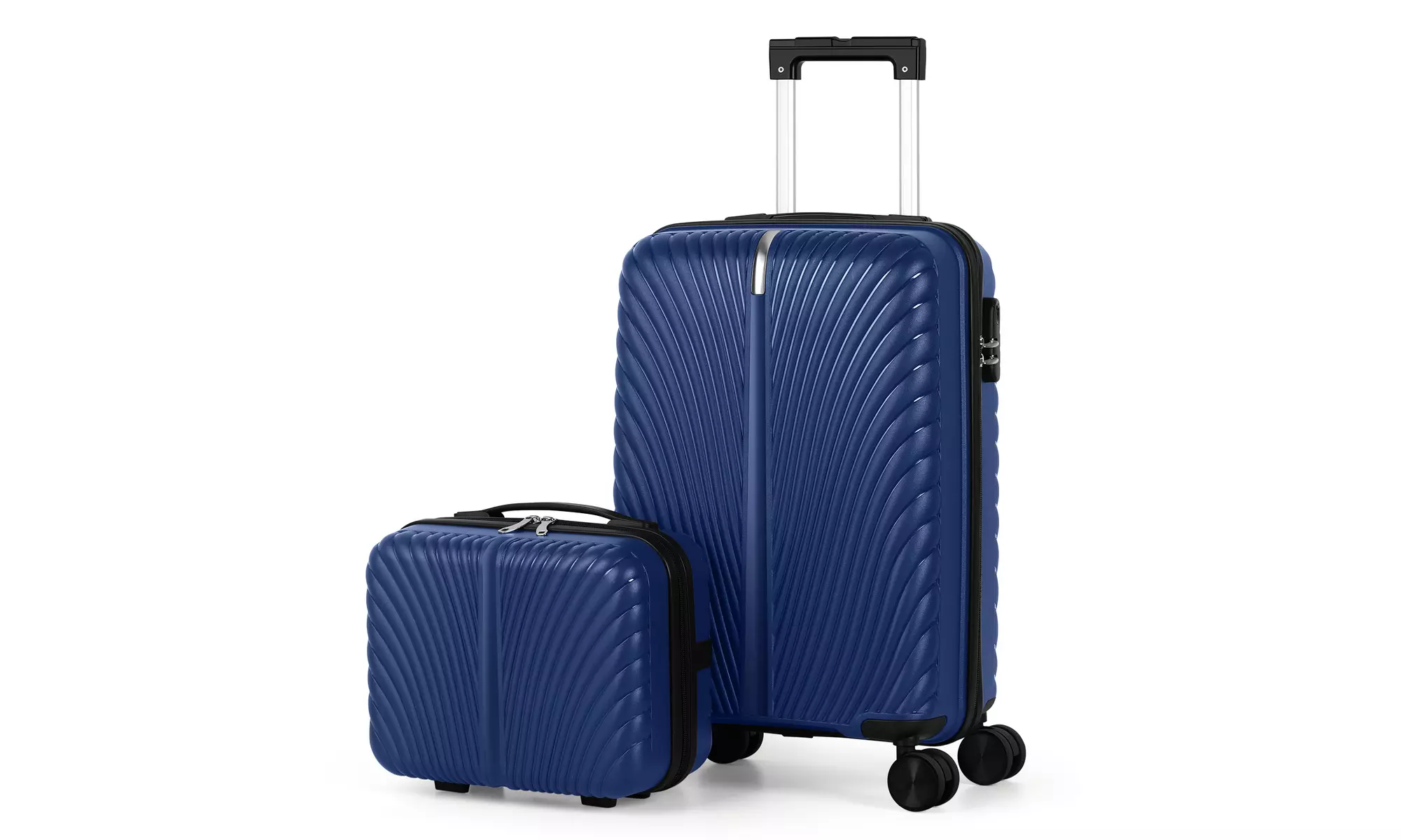 Dual Spinner Hard-Sided Carry-On Two-Piece Luggage Set