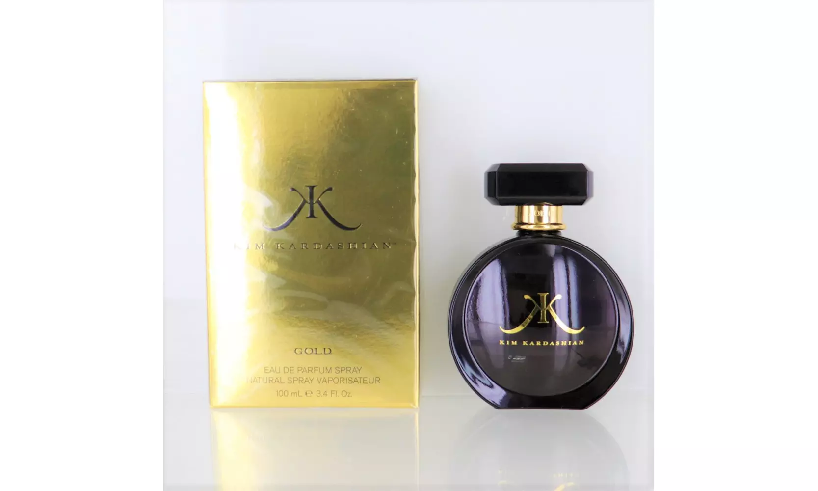 Kim Kardashian Gold By Kim Kardashian 3.4 Oz Edp Spray New In Box For Women - Primary Image