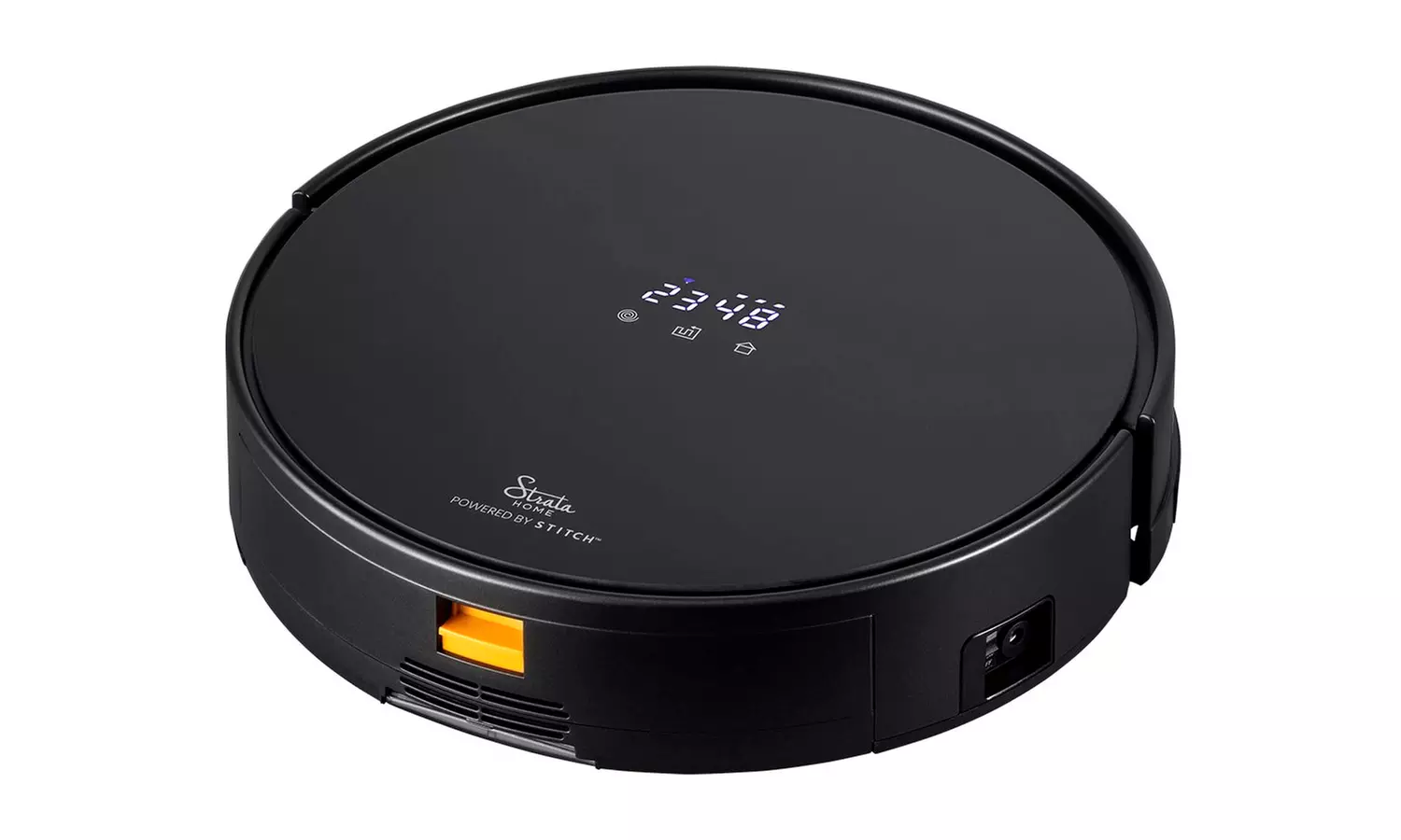 Strata Home by Monoprice Powered by STITCH Wireless Robotic Vacuum w Mop, Black - Primary Image