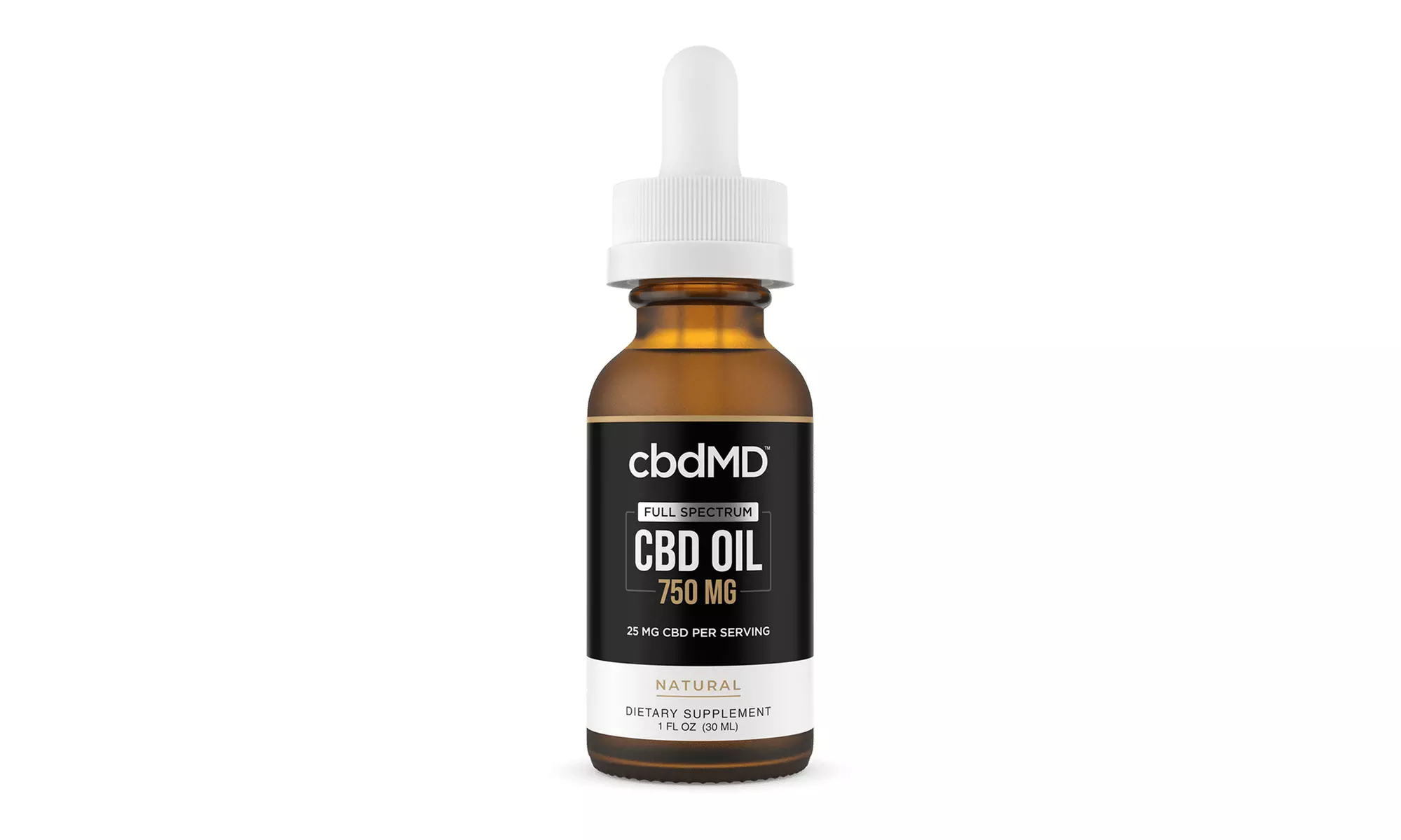 cbdMD Premium Grade CBD Tinctures 750MG - 7500MG (Multiple Varieties) 